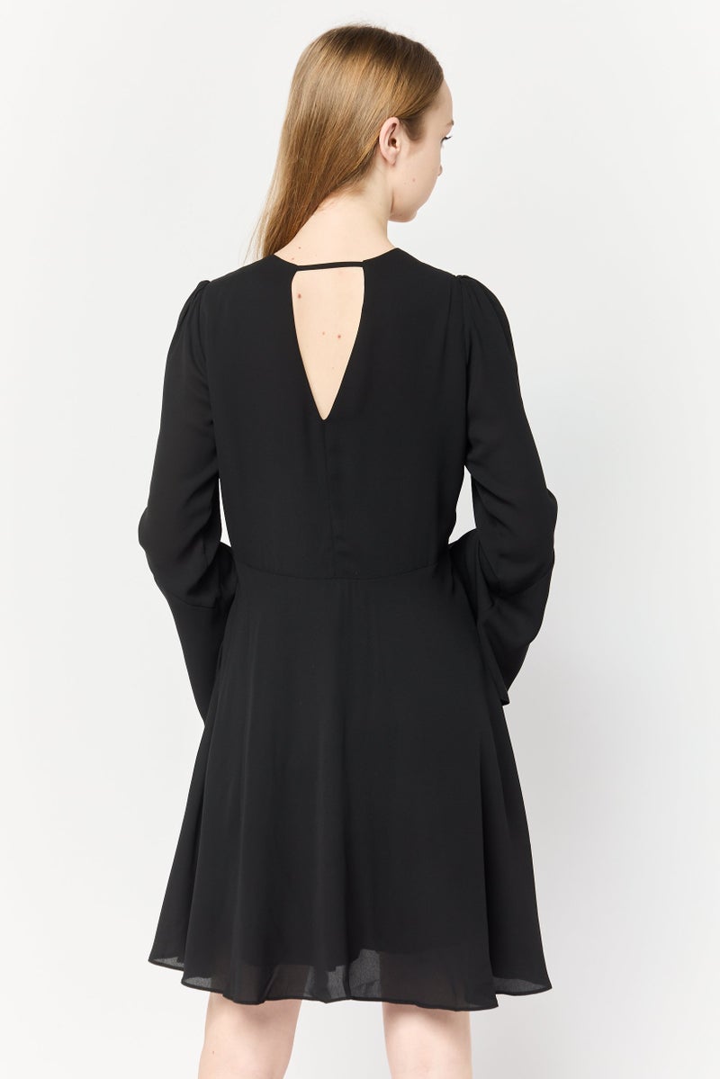 Sam Edelman Women Plain Mini Dress, Black - Image 4